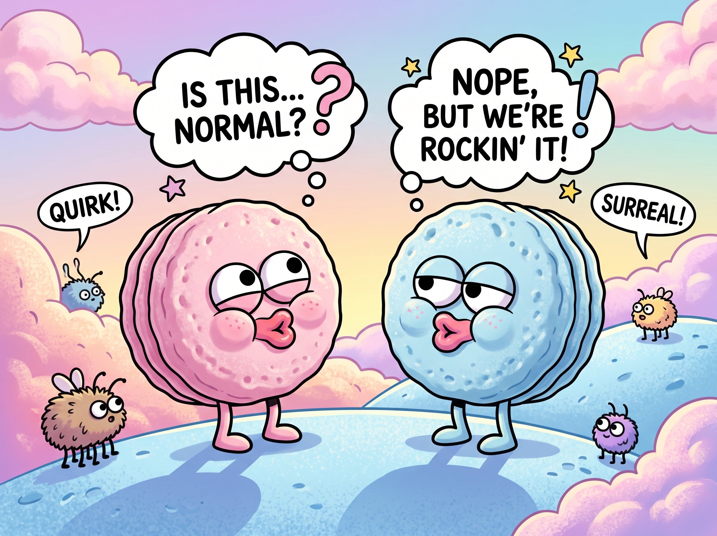 Pink Meltdown and Blue Mood wondering if this is normal